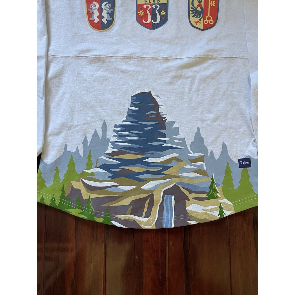 Disneyland Club 33 65th Anniversary Matterhorn Spirit Jersey Unisex Size S NWOT - Picture 6 of 16
